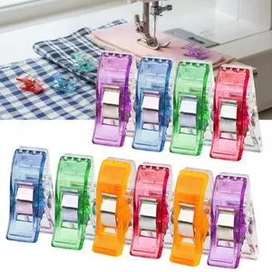 Multi-color Non-slip Sewing Clips, Reusable DIY Fabric Grippers for Crafting, Washable Weaving Holders, Anti-Slip Knitting Tools for Crochet & Quilting, Sewing Supplies Crafts