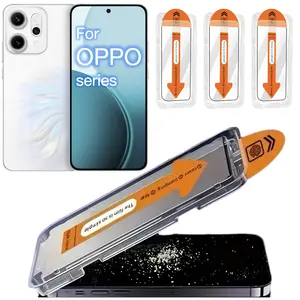 Oppo Reno  14 13 8 8Z 7 7Z 6 5Z 4 3 2f 2z 2 Ace Z SE Pro Find X8s+  Screen Protector Kit, Protective 3pcs Ultra HD 9h Hardness, Bubble-Free Easy Installation, Auto Alignment Technology