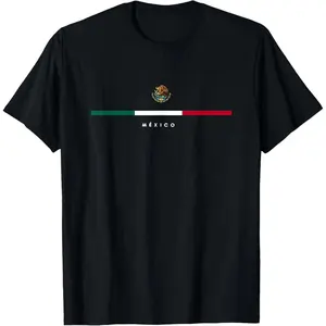 Cotton Graphic Tees Streetwear Gifts mexico mexican flag vintage mexican independence day T-Shirt Unisex