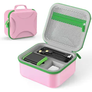 Carrying Case for Active Learning Video Game System, Hard Storage Bag with Organized Compartments for Game Console, Cables, Accessories