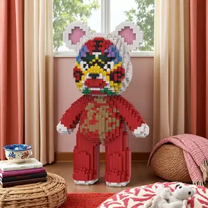 7646pcs Halloween Skull 3D Puzzle Building Blocks Creative Decoration, Birthday/halloween/father's Day Gift, Perfect for Personal Use or Gifts