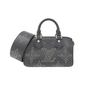 Pre-owned Louis Vuitton Calfskin Shoulder Bags Monogram Empreinte Nano Speedy bag