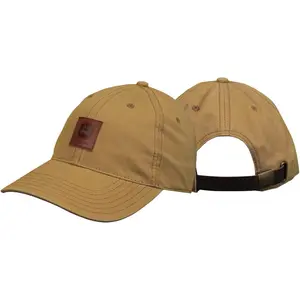 Logo Stone Washed Logo Mens Cap-Carhartt Brown-Os
