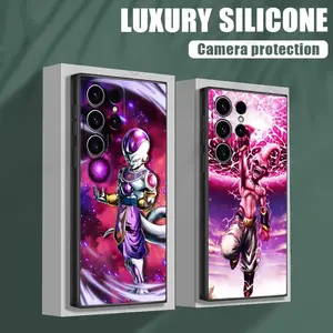 Anime Warrior Phone Case, Purple & Pink Energy Warrior Shockproof Cover for Anime Fans For Samsung Galaxy S26 S25 S24 S23 S22 S21 Ultra plus FE