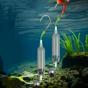 European Carp Fishing Tackle Set of 5, Fishing Hook Set, Anti-Bottom Fishing Method, Short Sub-line Anti-Drift, Large Fish in Lakes and Dams, Universal Grass Carp, Carp, Crucian Carp