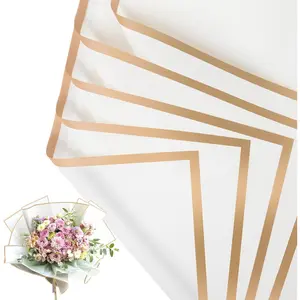 Home Furnishings Amazon: NESCCI 20-Pack Flower Wrapping Paper - Waterproof Bouquet Wrapping Paper, Floral Supplies Wrapping Paper, Suitable for Weddings, Birthday Gifts DIY (White): Health and Home Products