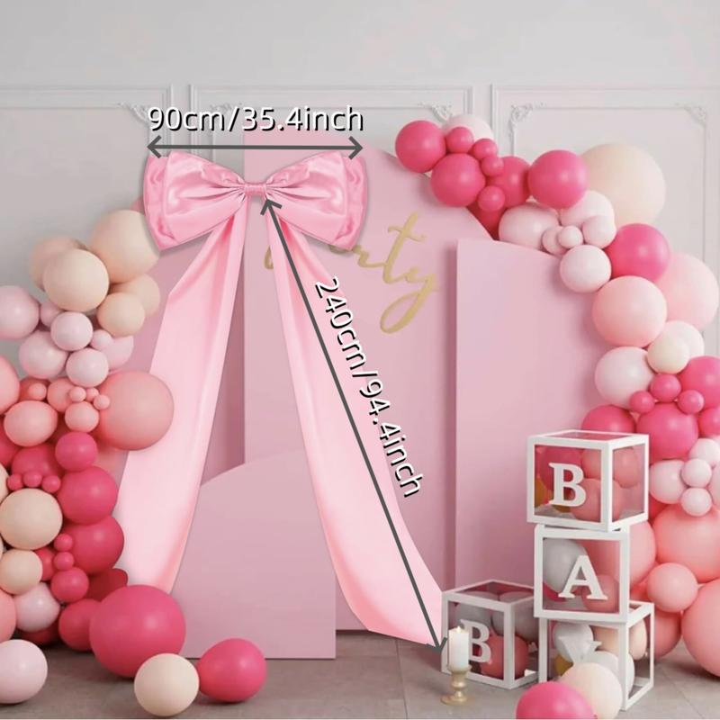 Large Bow Decorations, Giant Wall Bows, Room Background Decor, Big Ribbon Bows, Party Decoration Supplies, Perfect for Girls' Parties, Birthdays, Weddings, Halloween, Christmas