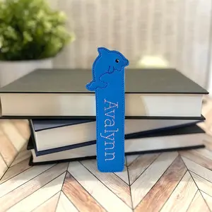 Dolphin Embroidered Bookmark