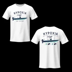 Hypoxia Shirt – Seek The Deep Boat Graphic Shirt, Offshore Fishing Apparel, Ocean Lifestyle Shirt, Men’s Tops