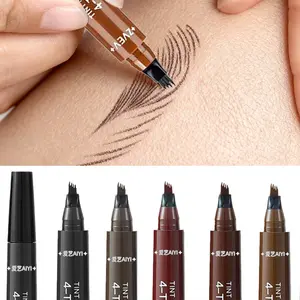 Waterproof Sweat-Proof Eyebrow Pencil, Long-Lasting Full Coverage, Natural Look, Easy to Apply, Single Item Pack, Natural Finish