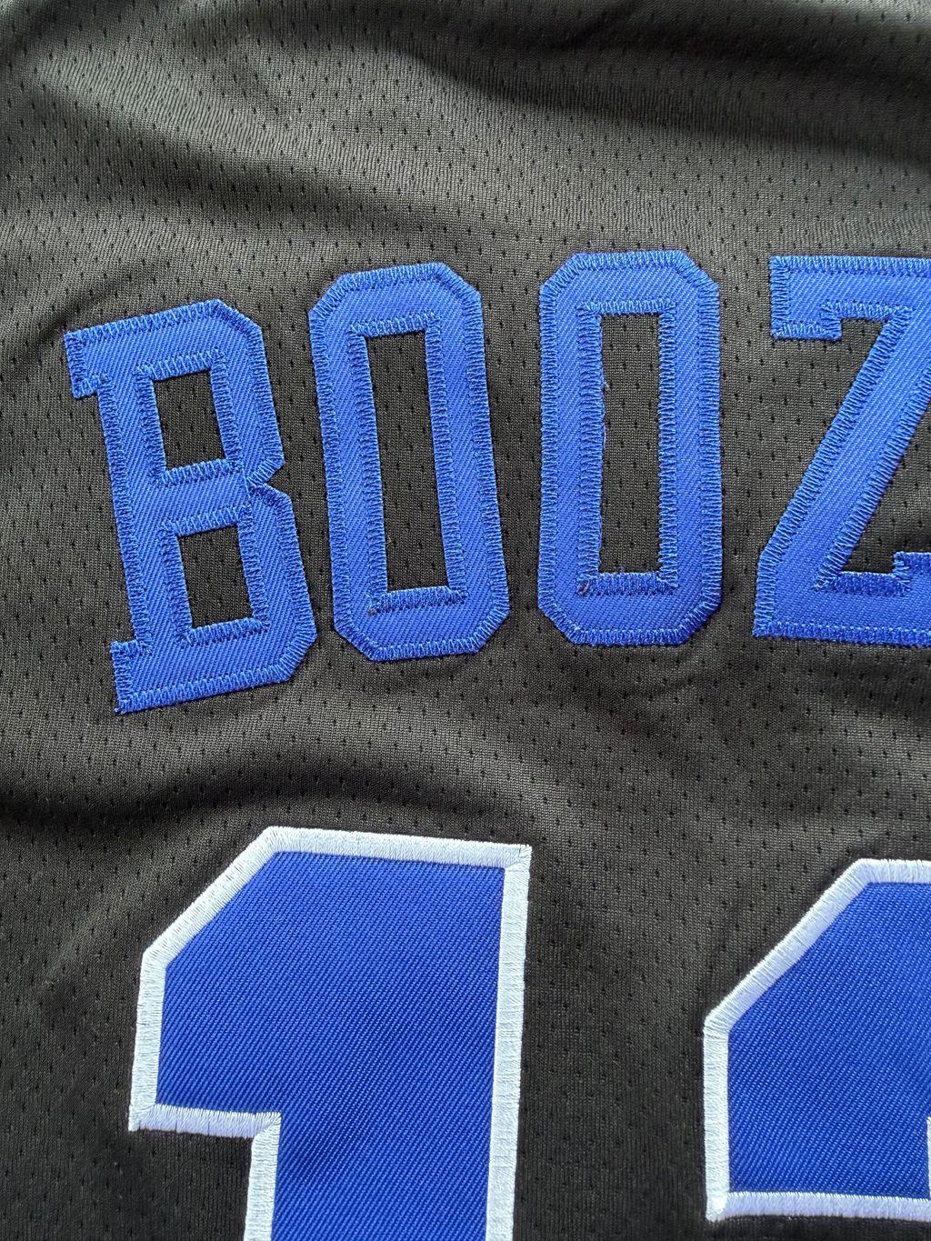 2026 New Men Sport Jersey Boozer #12 Basketball Embroidery Black White S~XXL