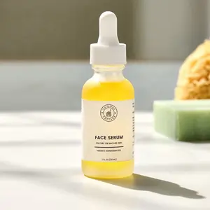 Small Batch Organic Herbal Anti-Aging Face Serum with Sunflower & Jojoba for Dry Skin Repair 1 fl oz Vegan Oil