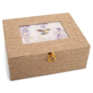 Dicksons LLBB1004S Linen Music Box Love Never Fails Beige