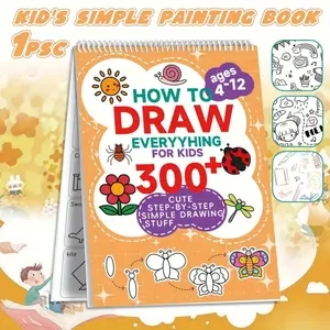 Creative Drawing Book for Kids (4-12 Years), 300+ Fun Educational Activities, Non-Toxic Paper, Inspires Coloring, Writing, and Art Enthusiasm