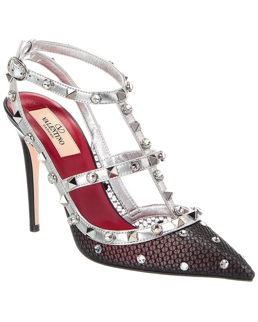 Valentino Garavani Rockstud 100 Leather Pump