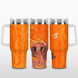 Tropitour 2026 World Tour V2 Tumbler - La Bichota Reggaeton Concert Merch, Tropical Vibes Stainless Steel Tumbler 20oz 40oz, Gift For Music Fan