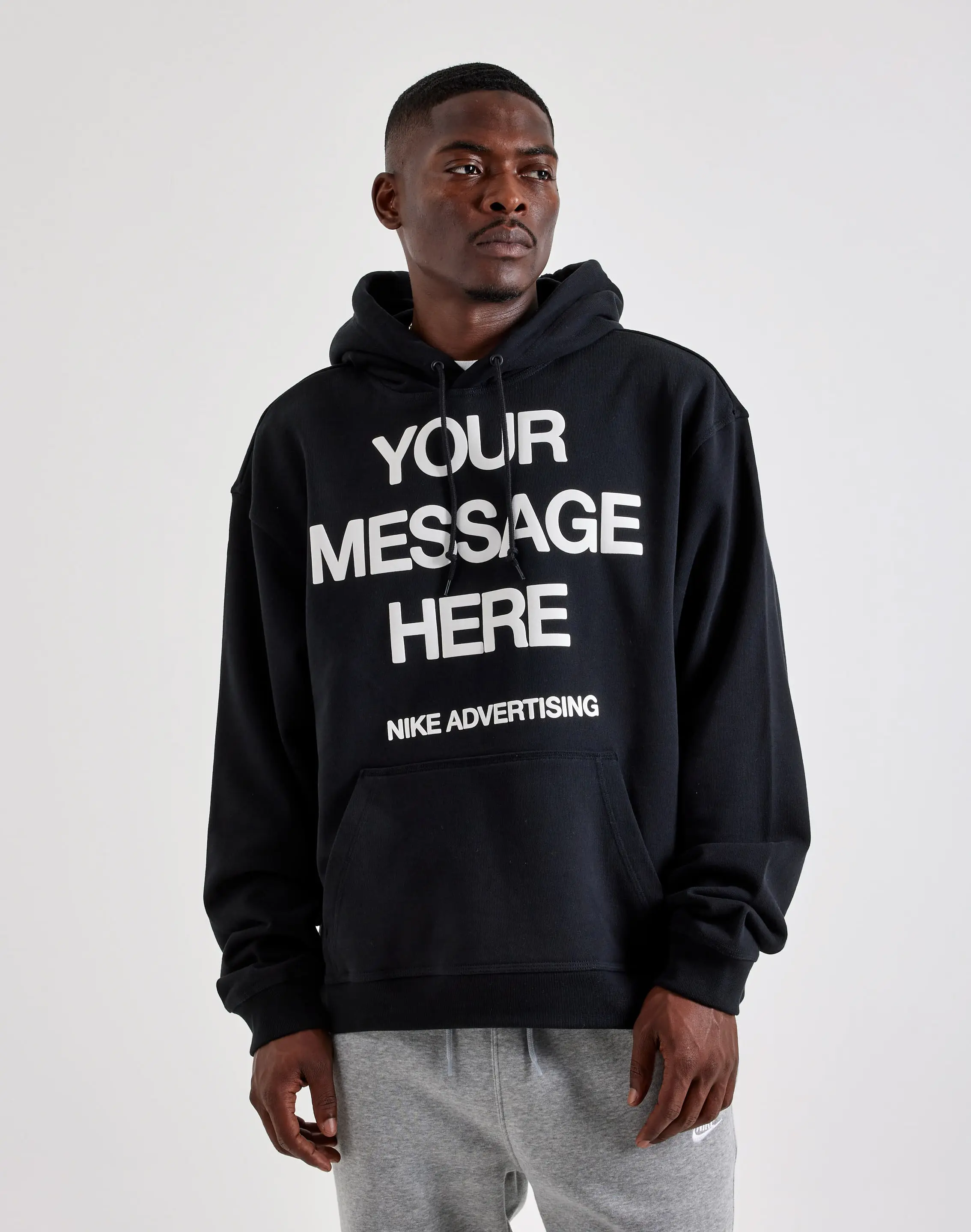 Mens Nike Your Message Here Fleece Hoodie