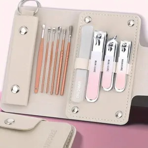 Professional Nail Art Kit, 10-Piece Manicure Set, Ear Pick, Personal Care Tools, Nail Clipper Set, Travel & Home Beauty Set, Valentine's Day Gift, Mother's Day Gift