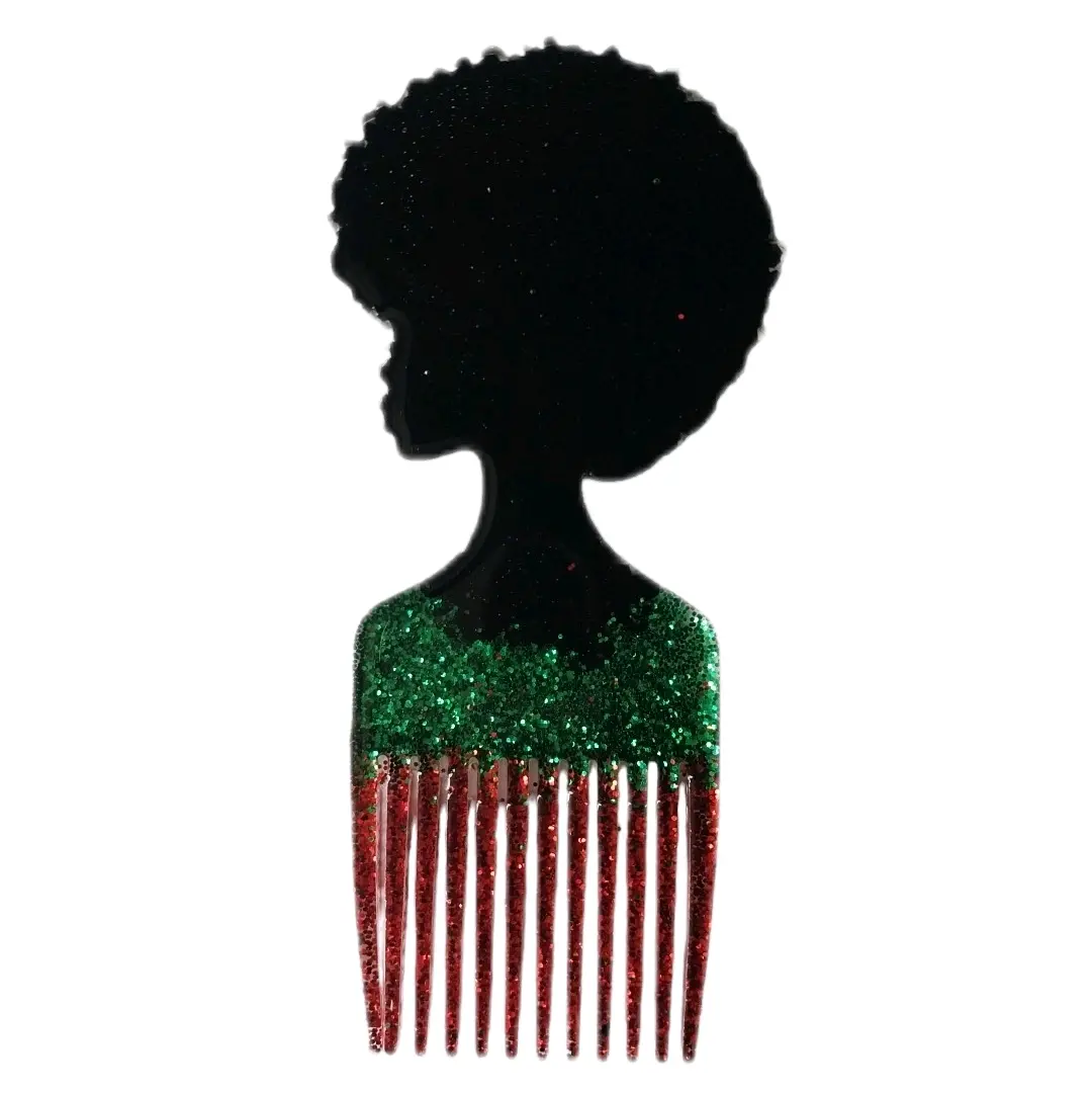 Afro Art comb "Black out"