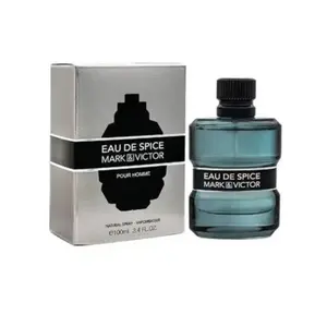Fragrance World Mark & Victor Eau De Spice Pour Homme For Men 3.4 Oz Eau de Parfum Spray