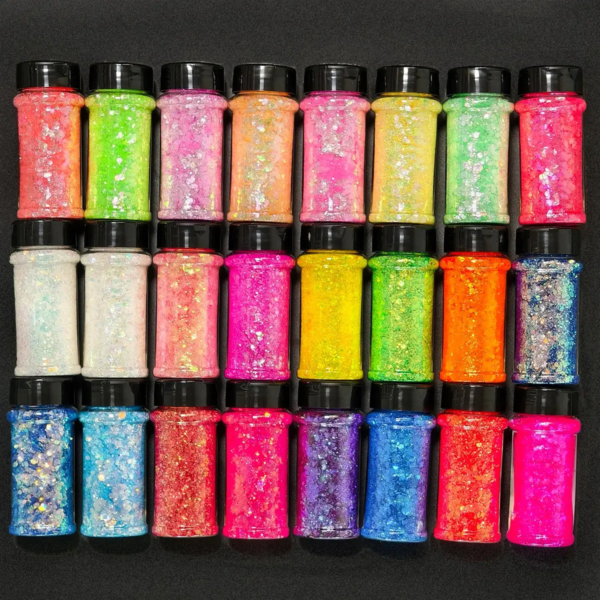 Set7-24 mix colors/Super Glitter