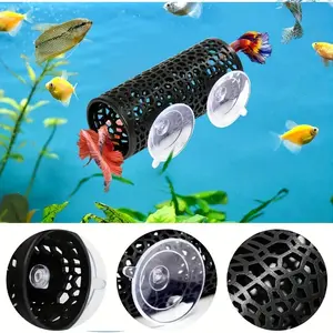 1 Piece Set, Fish Rest Tunnel, Fish Hideaway House, Fish and Shrimp Hideaway Absorption Tube