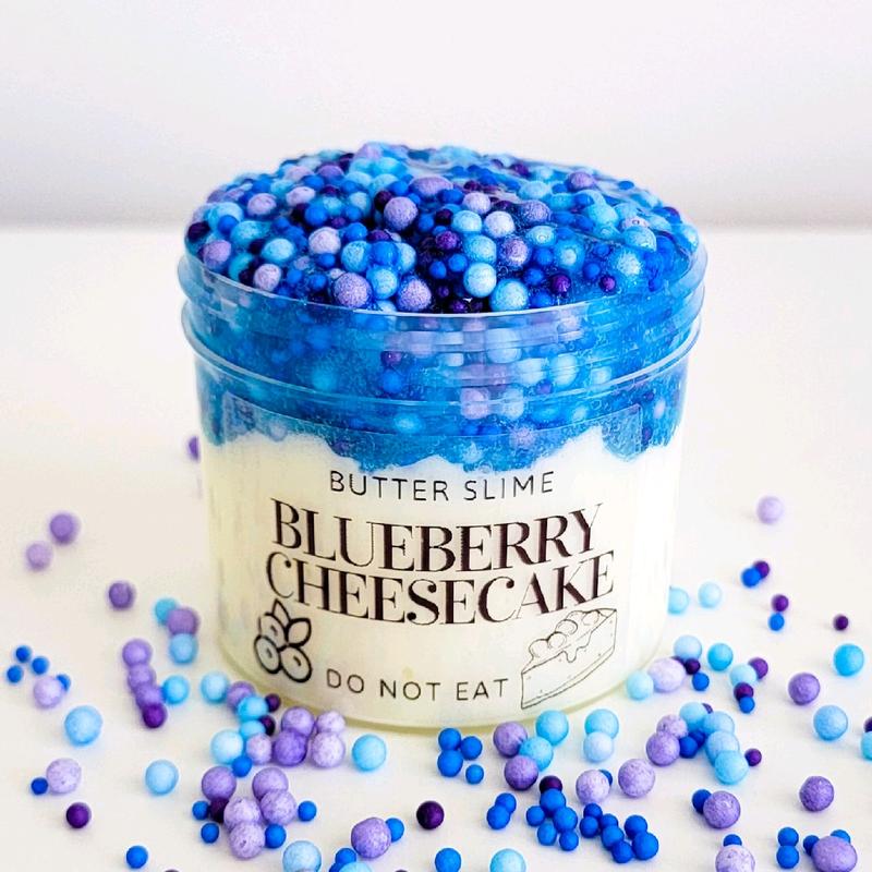Blueberry Cheesecake DIY Floam Slime – Buttery Floam Slime Set with ...