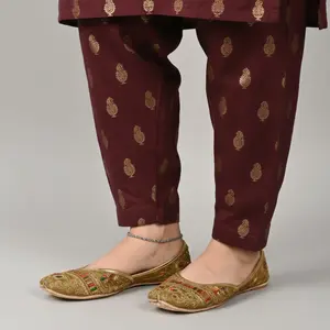 Valvet Embroidered Khussa for women 