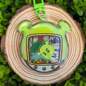 Shrek Tamagotchi Acrylic Shaker Keychain