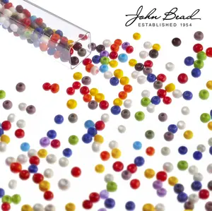 John Bead 6/0 Czech Glass Seed Beads for Jewelry Crafts Making, 23g Vial