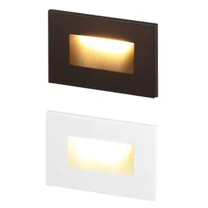 LeonLite Pro Parallel Gradience Step & Deck Light - White/Brown - Adjustable Color Temperature