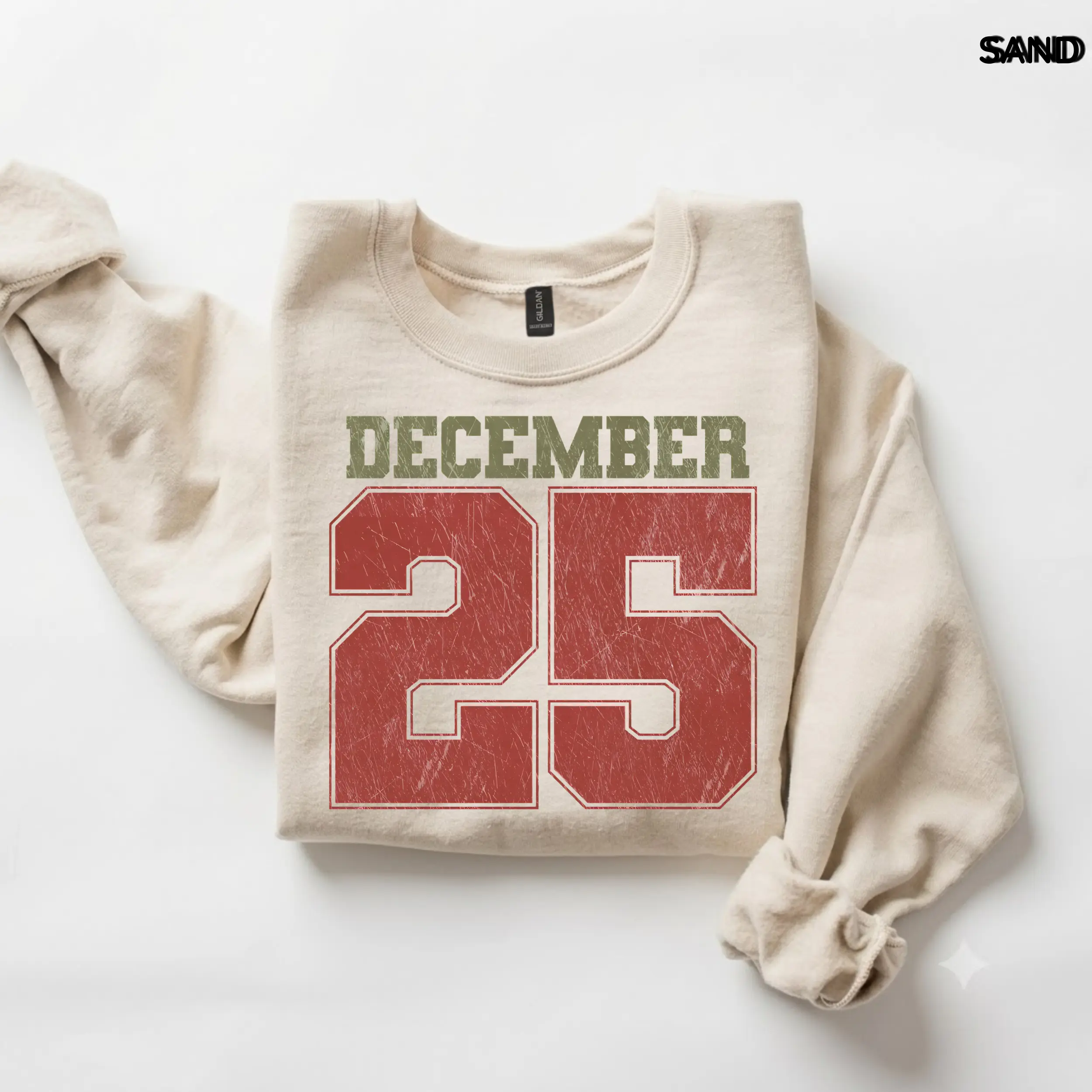 Retro Christmas Sweatshirt, December 25 Sweatshirt, Holiday Clothing, Womens Christmas Sweater, Christmas Crewneck, Christmas Gift, Winter SweaterGift For Women