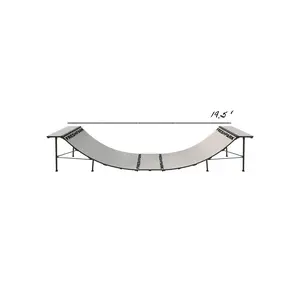 4 FT HIGH x 4 FT WIDE Mini Ramp Half-Pipe