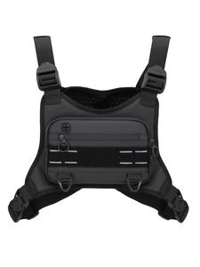 outdoor running gear chest bag, lightweight running vest rigs for workouts cycling hiking, water resistant sports chest pack for men and woman