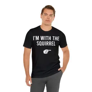 Im With The Squirrel Halloween Costume Party Matching T-Shirt, Funny Squirrel Shirt, Halloween Squirrel T-Shirt, This Is My Human Costume Im Really A Squirrel, Easy Halloween Costume Shirt, Funny Gifts
