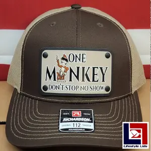 Custom One Monkey Dont Stop No Show Snapback Hat.