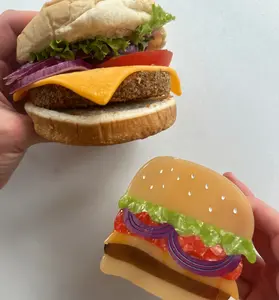 Burger Hair Claw Clip