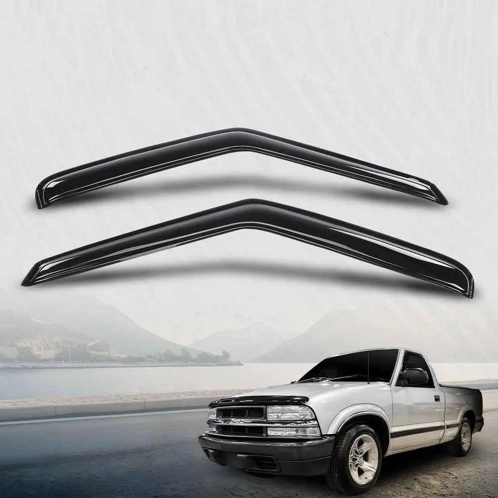 Rain Guards Fit For 94-03 Chevrolet S10 GMC Sonoma Sun Vent Shade Window Visors