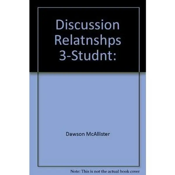 USED-Discussion Manual for Student Relationships, Vol. 3 by Dawson McAllister (Paperback)