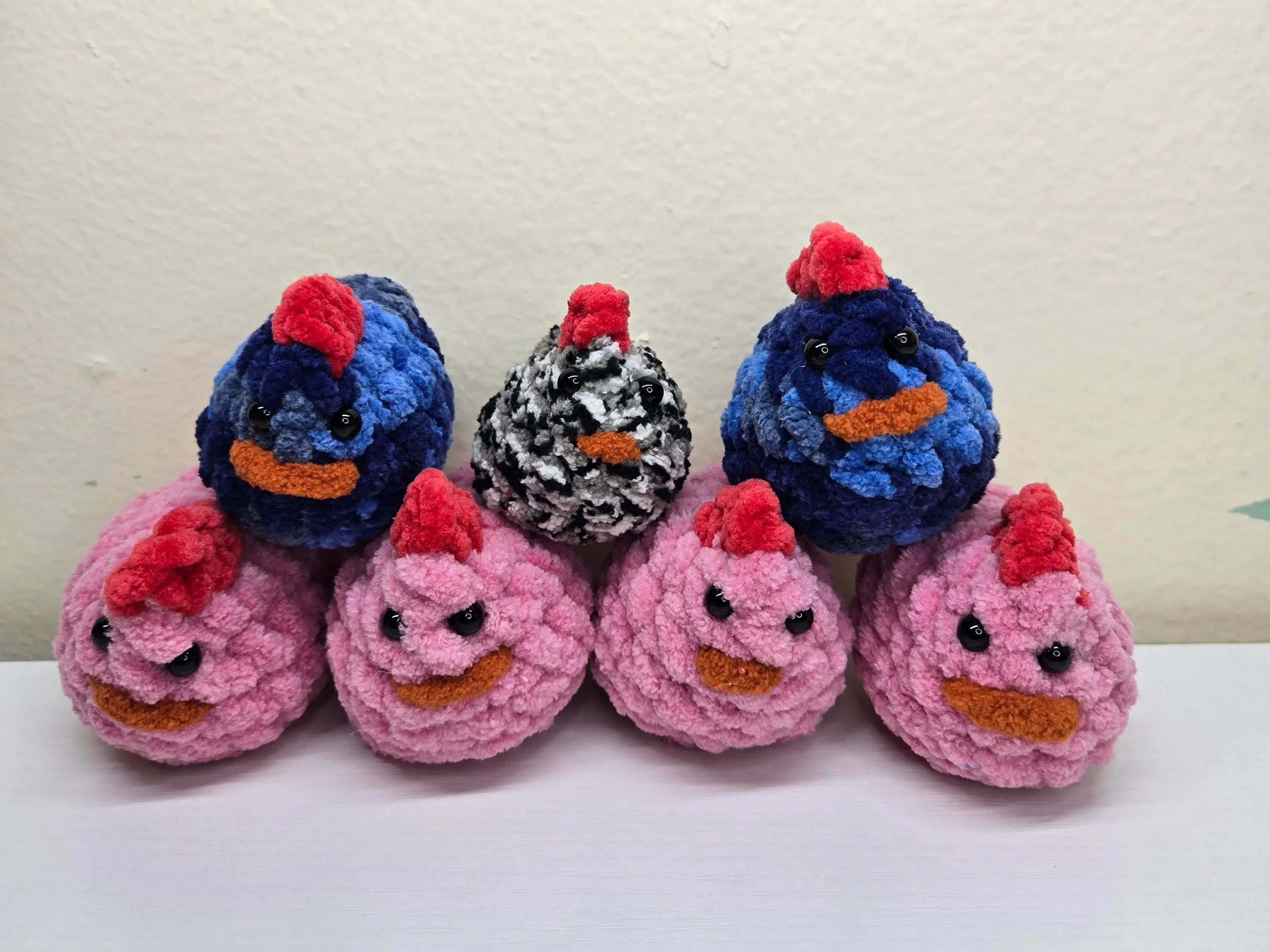 Scrappy Crochet Mini Chicks Handmade
