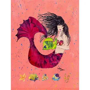 212 MAIN Unique Mermaid Garden Flag, 11x15 in, Perfect Garden Size Decor for Home Improvement Needs, Double-Sided, Mermaid Theme