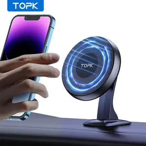 Magnetic Car Phone Holder, 360° Rotatable Car Phone Holder, Car Phone Stand, Cell Phone Car Mount, Universal Car Interior Accessories, Car Mount Smartphone for iPhone 16 Pro Max 15 14 13 12 Plus