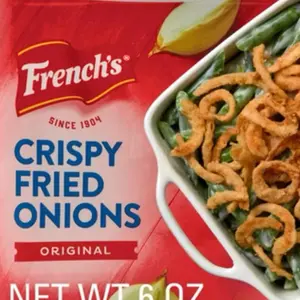 French's Non-GMO Kosher Crispy Fried Onions Original Flavor 6 oz Box