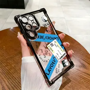 Popular V Kpop Boy Group LAYOVER Phone Case Compatible with for samsung for galaxy S25 S24 S23 S22 S21 FE Ultra Plus 4G 5G, Shockproof Transparent Soft Back