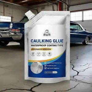 Concrete Caulking Adhesive, Concrete Sealant Waterproof Repair, Concrete Crack Filler, Outdoor Concrete Quick Dry Adhesive, 500g