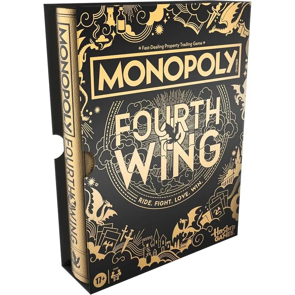 Official Monopoly: Fourth Wing Edition Board Game for Adults