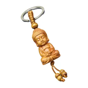 Artistic Handmade Buddha Pendant Keychain/Keyring for Gifts and Decorations