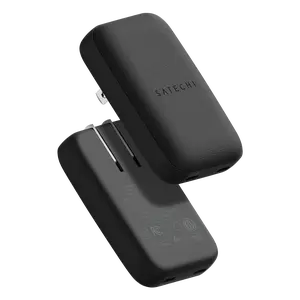 Satechi OntheGo 67W GaN USB-C Wall Charger - PD 3.0+PPS, 2 USB-C Ports, 67W(1)/45W+20W(2) - Electronic Charging for Mobile/Smartphone/Cellphone, MacBook, iPad, iPhone 17, Galaxy, Pixel, Steam Deck