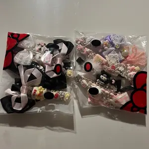 5 Pack Hair Clips - Includes Variety of Designs and Colors as Shown in the Image