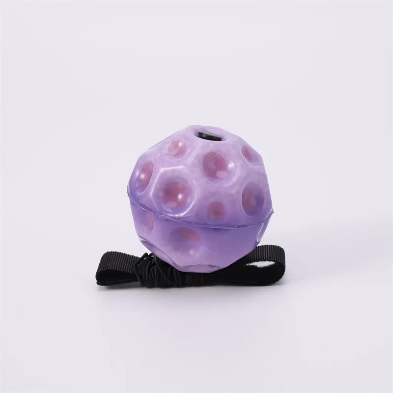 Elastic String Wrist Bouncy Moon Ball - High Bounce Hand Throw Stress Relief Toy for Play & Exercise anxiety kid classroom